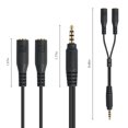 thumbnail image 3 of 3.5mm Headsets Cable for Headphones Headsets Mic Splitter Adapters for Gamings PC 20cm Headsets Splitter Cable, 3 of 8