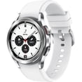 thumbnail image 1 of SAMSUNG Galaxy Watch 4 Classic 42mm Smartwatch with ECG Monitor Tracker for Health, Fitness, Running, Sleep Cycles, GPS Fall Detection, LTE, US Version, Silver, 1 of 5