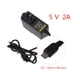 thumbnail image 3 of Adaptador de fuente de alimentación micro USB de CA a CC 5V 2A de EE. UU. Para tableta Windows Android, 3 of 4