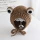 thumbnail image 1 of Gorro de punto de invierno Frog Eye | Gorro de punto cálido y ajustable para hombre y mujer | Gorro de poliéster para exteriores en verde, amarillo, beige, caqui y rojo, 1 of 6