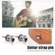 thumbnail image 3 of 2 Clavijas Guitarra Con Hebilla Correa Antideslizante Pasador Bloqueo para (plateado), 3 of 9