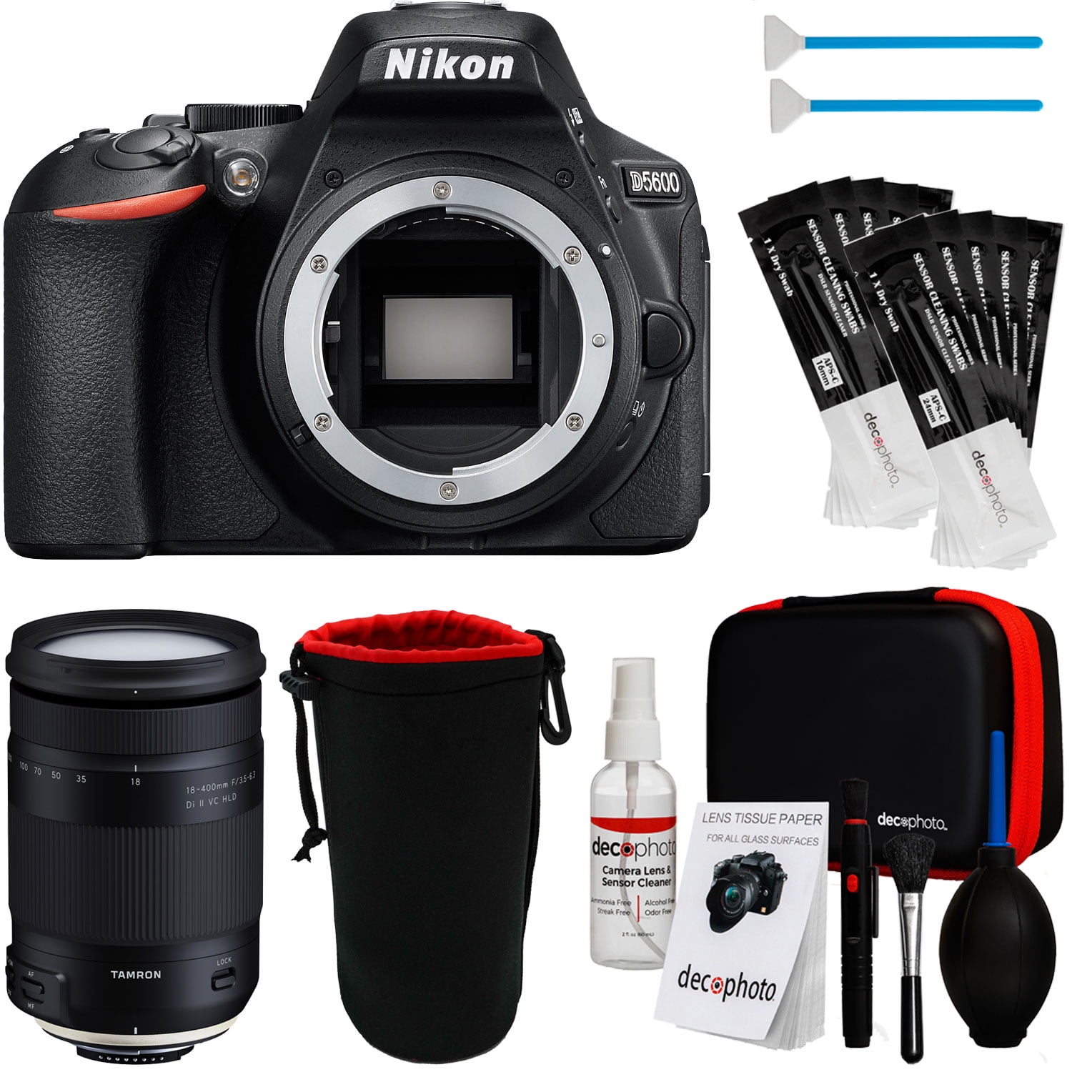  Nikon D5600 Digital SLR Camera Body - (Certified Refurbished)  : Electronics