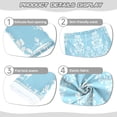 thumbnail image 3 of Girl's Legging Full-Length Colorful Print Tights For Dance Gym Everyday Wear Light Blue Background, 3 of 8
