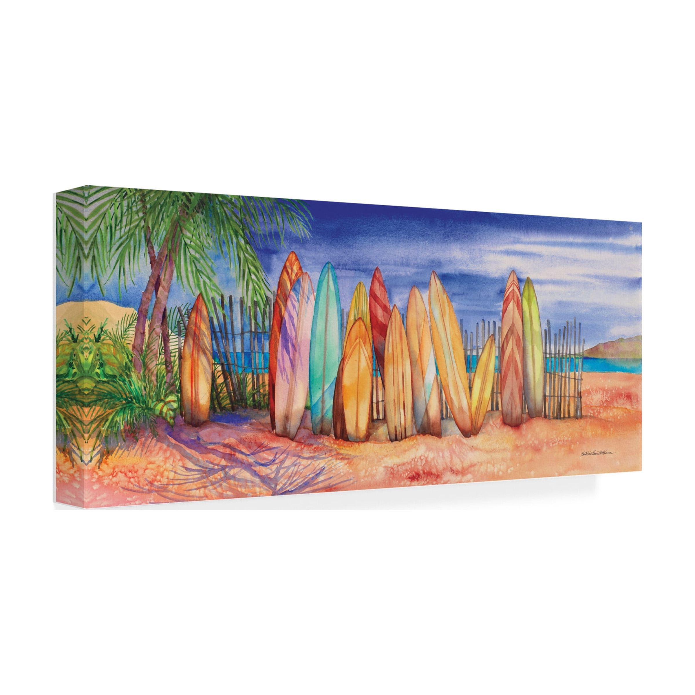 Kathleen Parr McKenna 'Surfboards' Canvas Art