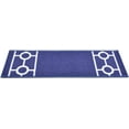 thumbnail image 5 of Custom Size Cut to Size Stair Treads Chain Border Navy Blue Customize Slip Resistant Latex Backing Low Profile Stair Tread Set Of 13 (Navy Blue 8.5in x 31 in), 5 of 7