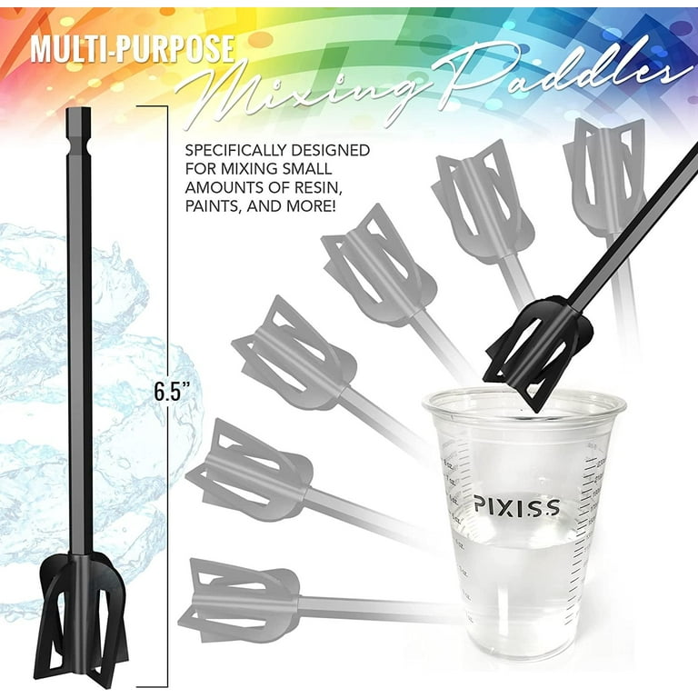 13 Pieces Epoxy Resin Stirrer Handheld Battery Operated Epoxy Mixing Stick  Electric Tumbler Mixer Blender with Stainless Steel for Crafts Tumbler
