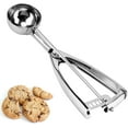 thumbnail image 1 of Cuchara para galletas, cuchara para helado, acero inoxidable 18/8, cucharas para galletas para hornear, cuchara para masa de galletas de 2 cucharadas/30 ml/1 oz, cuchara para helado con gatillo de, 1 of 8