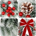 thumbnail image 6 of Christmas Wreath 2pcs 11.8"/15.7" Outdoor Lighted Christmas Wreath for Front Door, Xmas Wreath for Holiday Christmas Party Decorations, 6 of 7