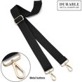 thumbnail image 3 of Wide Purse Straps Replacement Adjustable Crossbody Gold Hardware Canvas Shoulder Strap For Women, 3 of 5
