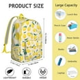 thumbnail image 5 of Lemon Backpack for School,Cute School Bag,Schoolbag with Adjustable Shoulder Straps & Padded Back,15.7"x11.8"x5.5", 5 of 5