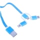 thumbnail image 5 of Cable 3 en 1 Q TOUCH USB a Lightning Tipo C Micro USB Carga Rapida 1m Azul, 5 of 5