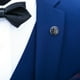 thumbnail image 2 of 2x Insignia negra forma forma forma Coll Pin justicia de hombres mujeres broche boda decoración Hugo Insignias de solapa de cuello, 2 of 9