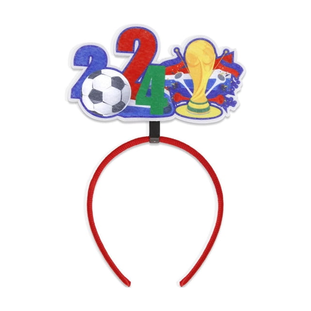 Diadema para aficionados al fútbol de la Copa de Europa, diadema para aficionados al fútbol de decoración de fiesta