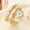 Golden with White Dial, variant on Golden Snake Wrap Bangle Watch with Black Dial, Elegant Women’s Statement Wristwatch