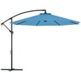 thumbnail image 1 of Outsunny 10' Deluxe Patio Umbrella, Outdoor Market Parasol, Blue, 1 of 10