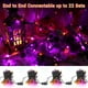thumbnail image 3 of Luces de Halloween Odertonic naranja y morado, 3 pies, 100 LED, 3 of 8