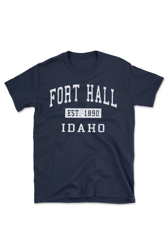 Fort Hall Idaho Classic Established Men's Cotton T-Shirt