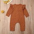 thumbnail image 5 of Combinaison à Pois pour Tout-Petit Fille, Manches Longues Volantées, Barboteuse, Tenue, 5 of 5