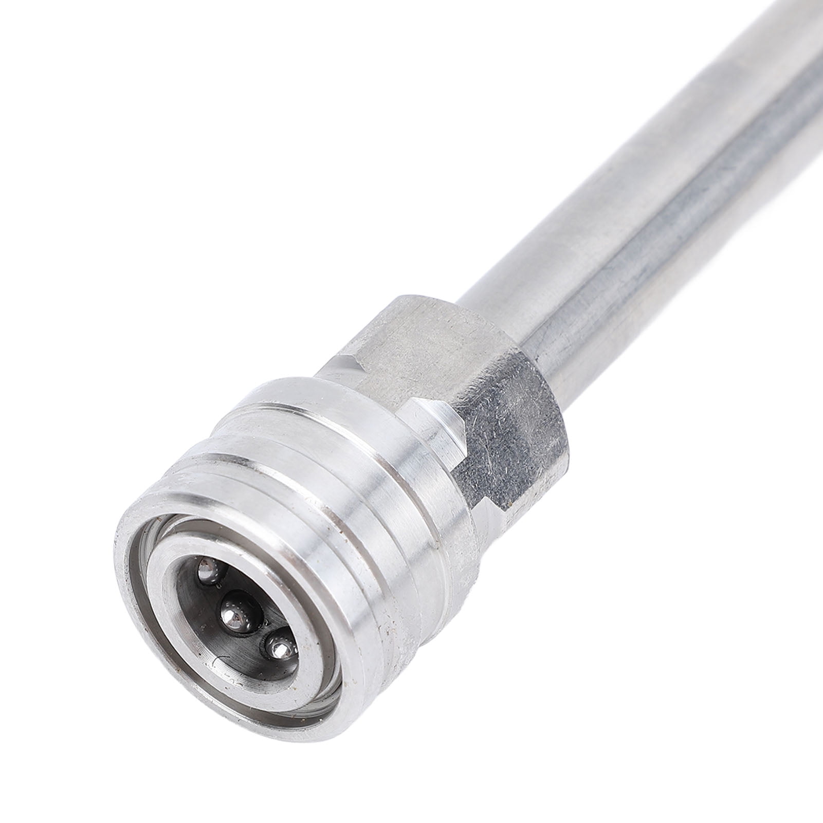 NFTIGB Pressure Washer Extension Wand Dual Connector Tool 1/4in Quick Connect Switch Double Tip Attachment Power for Home Boat Car Washing (11.42 in / 29 cm)