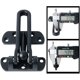 thumbnail image 5 of Paquete de piezas Cerradura de puerta antirrobo para el hogar, Cerradura de puerta antirrobo engrosada, Cerradura de puerta protectora, Cerradura antirrobo engrosada de aleación de zinc sólido, Adecuado para el hogar, apartamento, hotel, dormitorio (negro) Ormromra YQ-1494, 5 of 7