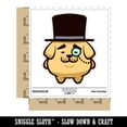 thumbnail image 2 of Weird Fancy Gentleman Dog Pup Top Hat Monocle Car Window Bumper Water Bottle Phone Tablet Laptop Waterproof Vinyl Decal Sticker Set 5-Pack - Gloss Finish - 4.0", 2 of 7