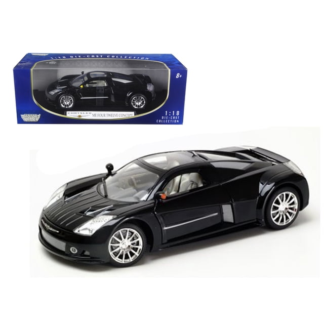 Chrysler Me Four Twelve Noir 1/18 Voiture Modèle Moulée sous Pression par Motormax