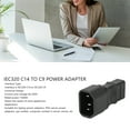 thumbnail image 4 of Iec320 C14 To C9 Power Adapter Iec320 C14 To Iec320 C9 Power Adapter Iec320 C14 Male To C9 Female Power Adapter C14 Male To C9 Female Power Converter IEC320 C14 To C9 Power Adapter, 4 of 8