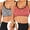 Watermelon Red,Gray, variant on YouLoveIt Sports Bra for Women Seamless Yoga Bra Sexy Racerback Sports Bra Removable Pad Yoga Bras Fitness Workout Crop Tops, 2-pack