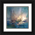 thumbnail image 1 of Ehret, Andrea 15x15 Black Ornate Wood Framed with Double Matting Museum Art Print Titled - Turquise Waters, 1 of 4
