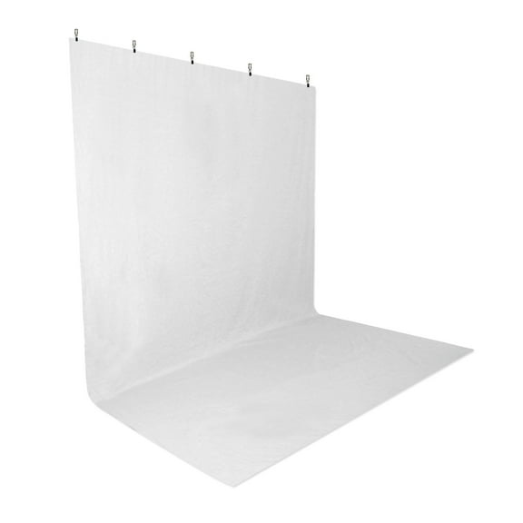 White Screen Muslin Backdrop Muslin W/ Clamps For Photography Backdrop Stand Kit for Studio, Portrait, Video Shooting