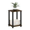 thumbnail image 4 of Furinno Simplistic End Table, Small, Amber Pine/Black, 4 of 5