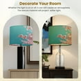 thumbnail image 4 of Lamp Shades Set of 2 Easy Assembly Cherry Tree Spring Drum Lampshades for Table Lamps Floor Lamps Pendant Light 13"x13"x10" Replacement Lamp Shade, 4 of 8