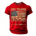 thumbnail image 4 of 4th of July Shirts for Men 2026 Short Sleeve Crewneck America Flag Printed Patriotic Shirt Independence Day T-Shirts, 4 of 4