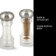 thumbnail image 2 of Cole & Mason Carlisle 5.5" Shaker Set - Salt & Pepper Mills - Kitchen & Home Essentials - Refillable Salt & Pepper Sets - Acrylic Spice Mills, 2 of 7