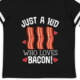 thumbnail image 4 of Inktastic Just a Kid Who Loves Bacon Boys or Girls Toddler T-Shirt, 4 of 5