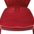 thumbnail image 4 of Crosley Furniture Ridgeland Metal Patio Chair in Bright Red Gloss (Set of 2), 4 of 13