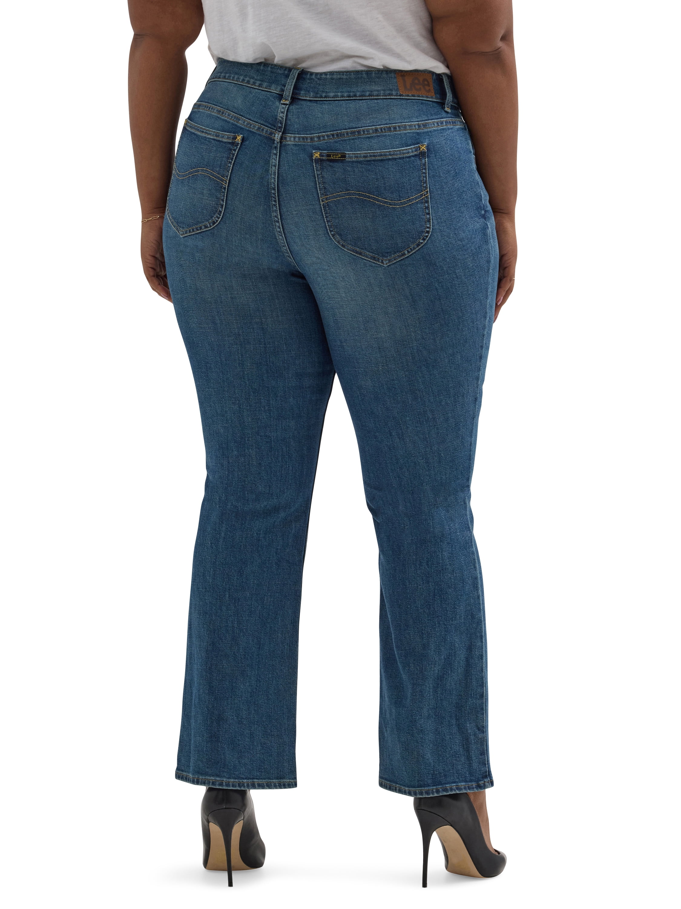 Lee Women's Plus Bootcut Jean, Available in Regular, Long, Short Inseams