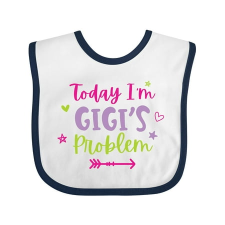 

Inktastic Child Funny Today Im Gigis Problem Gift Baby Girl Bib