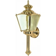 Wistaria Lighting Revere 22'' Wall Lantern in Polished Brass