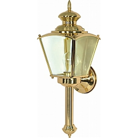 Wistaria Lighting Revere 22'' Wall Lantern in Polished Brass