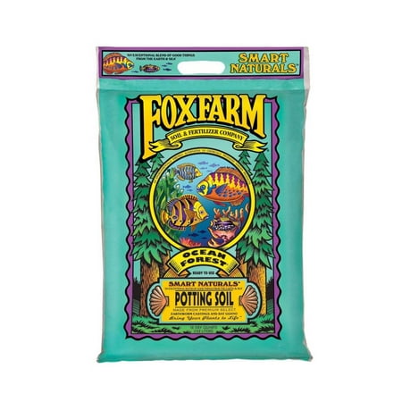 FoxFarm Ocean Forest Indoor Outdoor Garden Plant Potting Soil Mix, 12 Quart (Best Soil For Growing Herbs Outdoors)