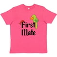 thumbnail image 3 of Inktastic First Mate Pirate with Parrot and Bandanna Youth T-Shirt, 3 of 5