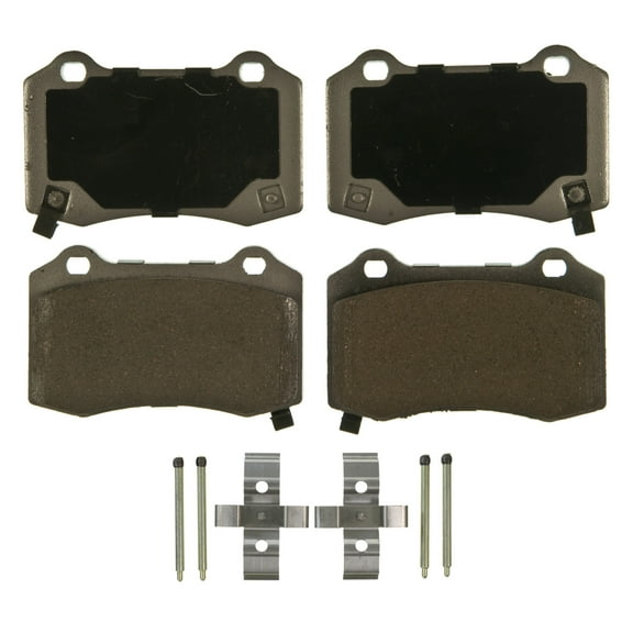 Wagner Brake ThermoQuiet QC1053 Ceramic Disc Brake Pad Set Fits select: 2005-2006 CHRYSLER 300C, 2010-2015 CHEVROLET CAMARO