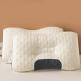 thumbnail image 2 of sruoe Cervical Pillow for Neck Pain, Pillows for Bed Cervical Neck, Neck Pillow for Sleeping, Soft Portable Adjustable Breathable Ergonomic Neck Pillow, Pillows for Household, Student Dormitory, 2 of 6