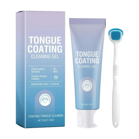 Tongue Coating Cleaning Gel Tongue Coating Cleaning Odor Fresh Breath Daily Cleaning and Care Gel