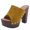 Yellow, variant on VerPetridure High Heel Slippers for Women Fish Mouth High-heeled Thick-heeled Comfortable Women's Sandals