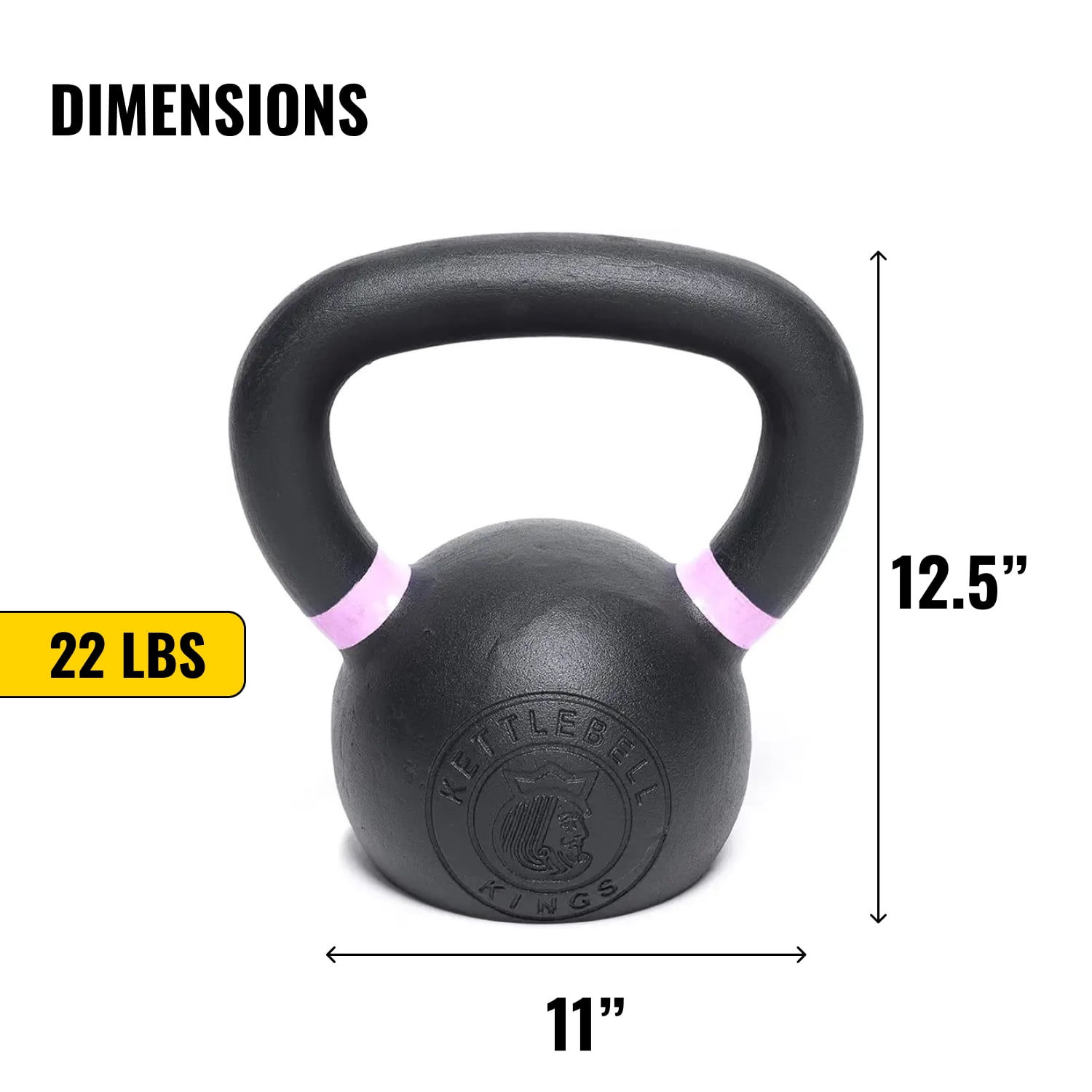 値下げ‼️ケトルベル Kettlebell Kings 14kg Kettlebell Kings Powder Coat Cast Iron Kettlebell Weights for Men