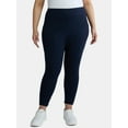 thumbnail image 2 of Terra & Sky Women's Plus High Rise Capri Leggings with Cellphone Pockets, 2-Pack, 2 of 7