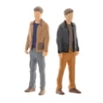 thumbnail image 3 of TISHITA 1:64 Diorama Painted Cool Gentleman Model Doll Building Layout for Desk khaki, 3 of 8