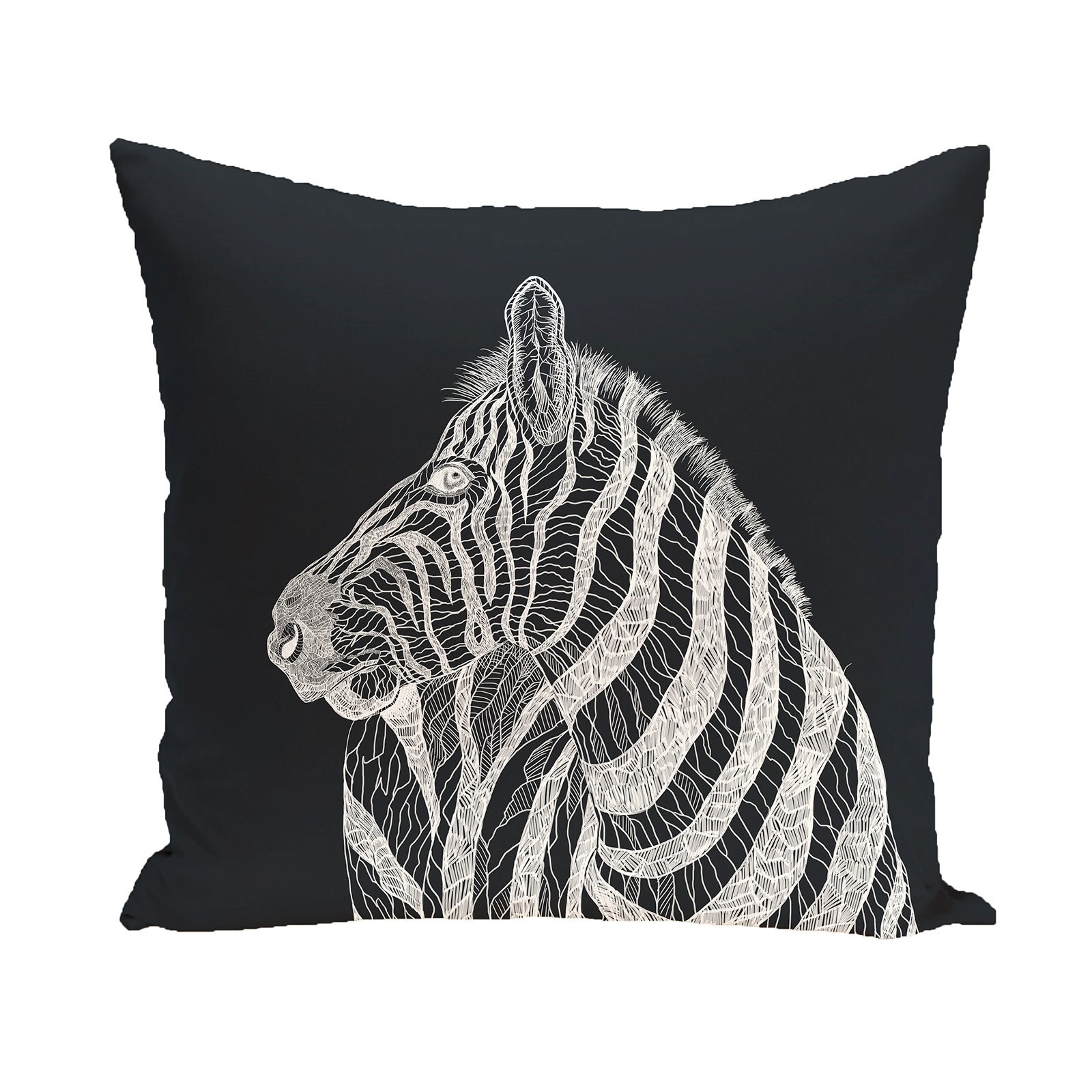 Simply Daisy Animal Print Decorative Pillow, 16" x 16"